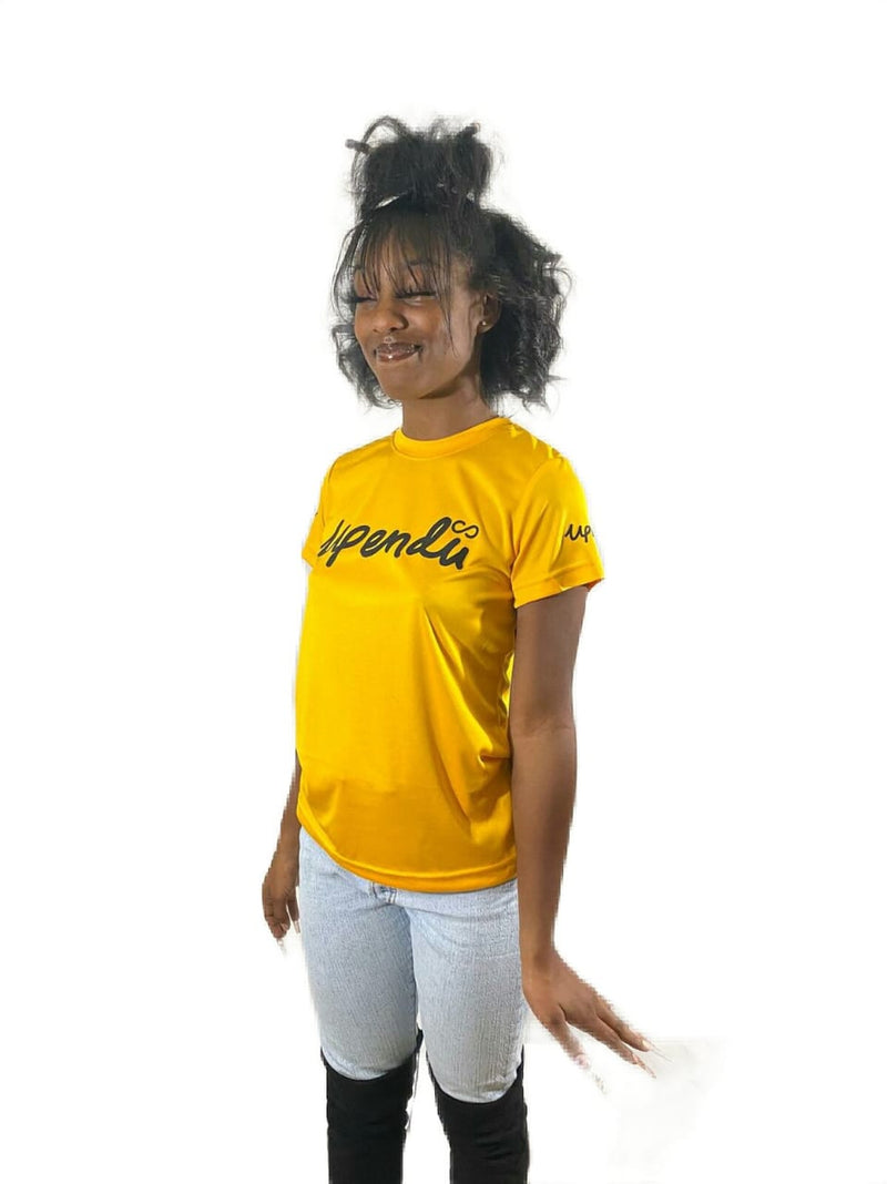 Womens Upendi Signature Active Tee - Yellow