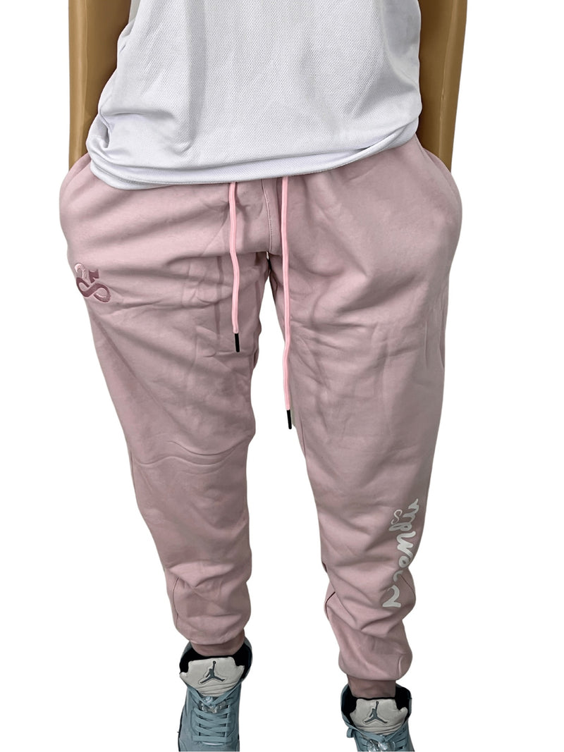 Mens Upendi Signature Sweatpants-Pink Blossom