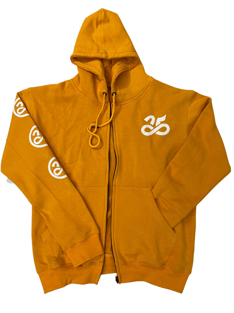 Womens Upendi Signature Zip Hoody - Golden Curry