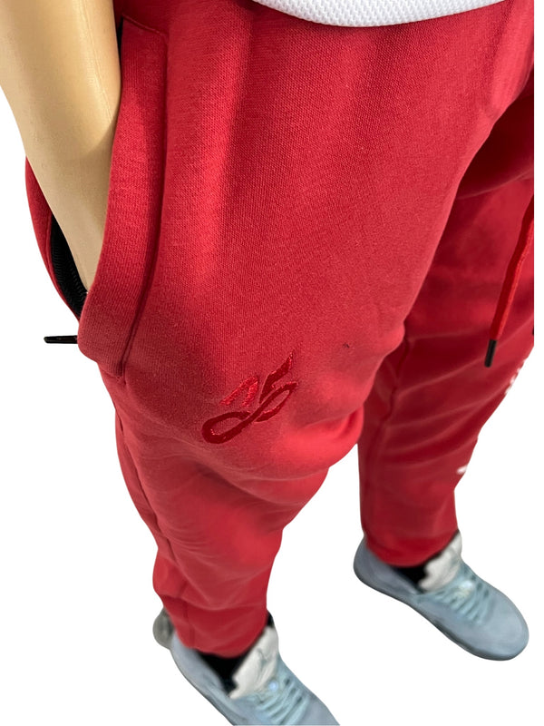 Mens Upendi Signature Sweatpants- Red