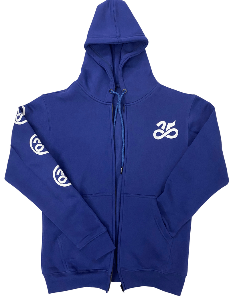 Womens Upendi Signature Zip Hoody - Blue